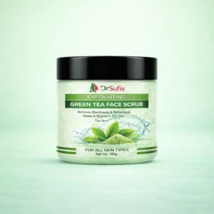 green tea face scrub