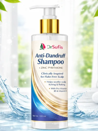 Anti Dandruff Shampoo with Salicylic Acid Dr Sufis