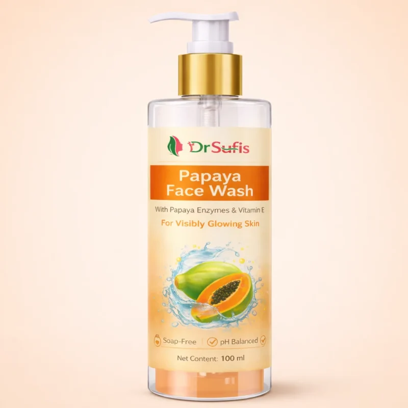 Dr Sufis Papaya Enzyme Face Wash Brightening Deep Cleansing - Dr Sufis Dr Sufis Papaya Enzyme Face Wash Brightening Deep Cleansing
