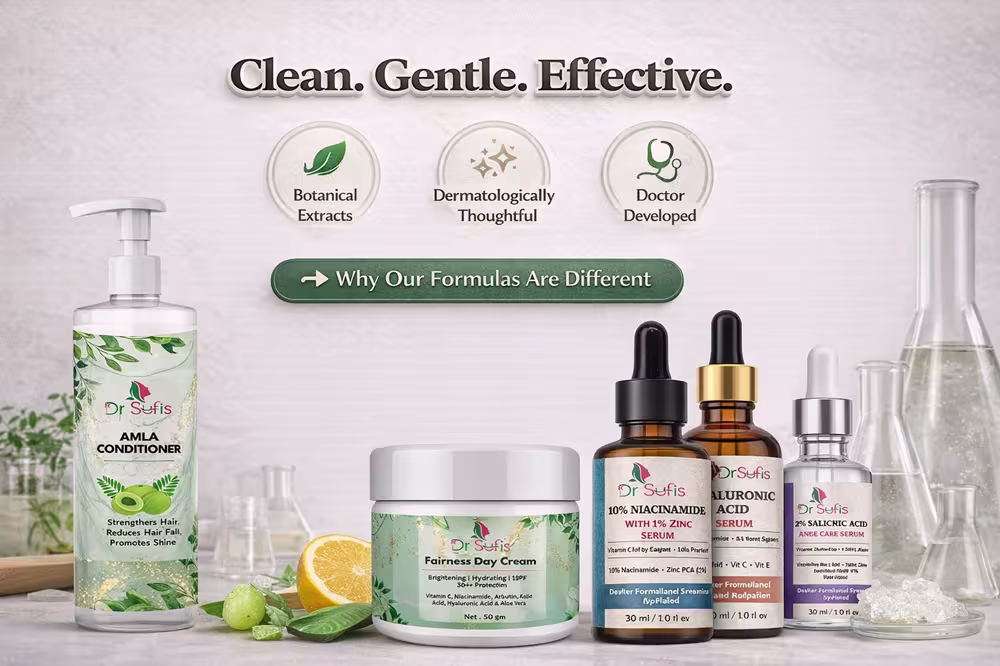 Skincare product banner