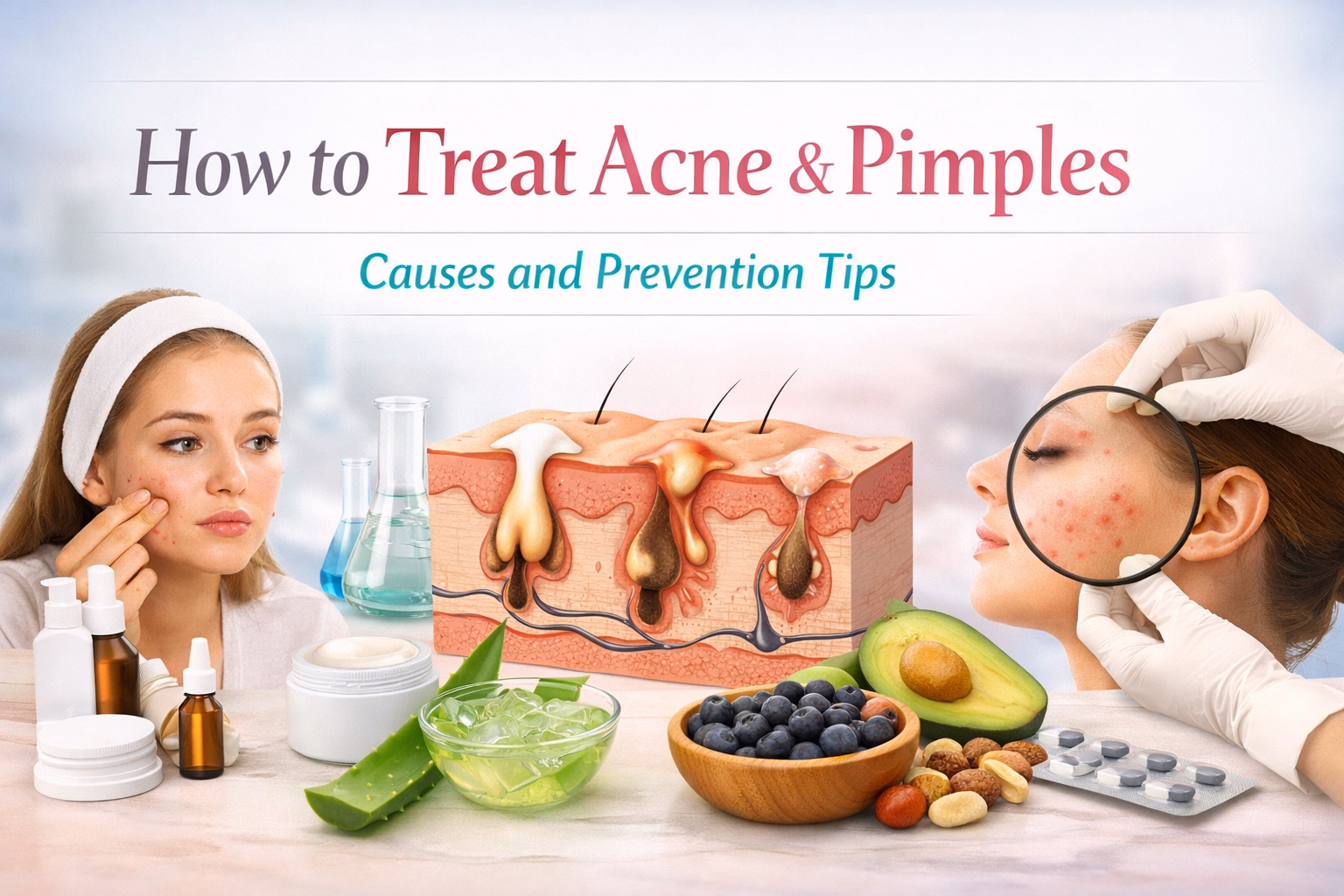 How to Treat Acne Pimples