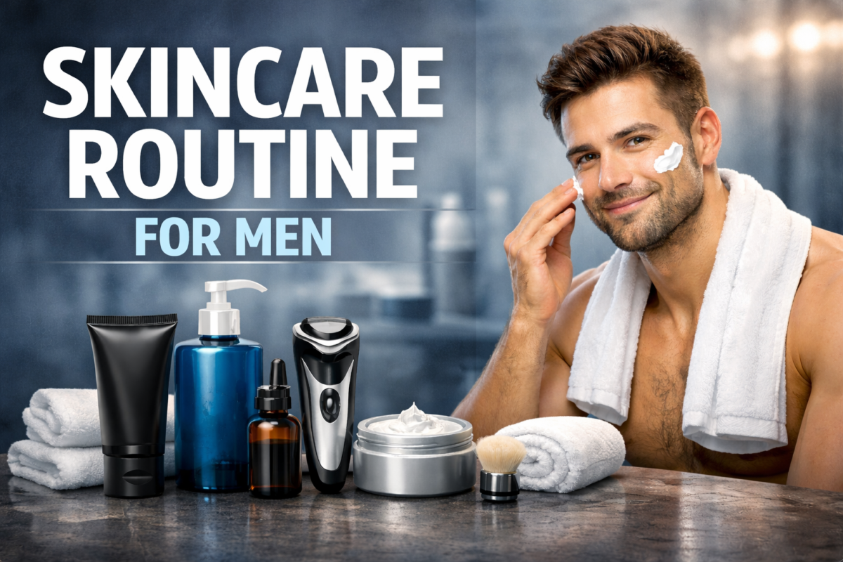 skincare routine for men